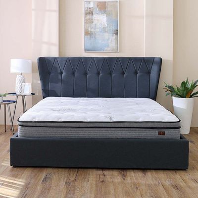 Cloud Gel Memory Foam with Pocket Spring King Mattress - 180X200X28 cm - With 10-Year Warranty