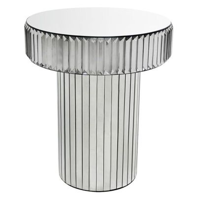 Worley Round End Table - Silver