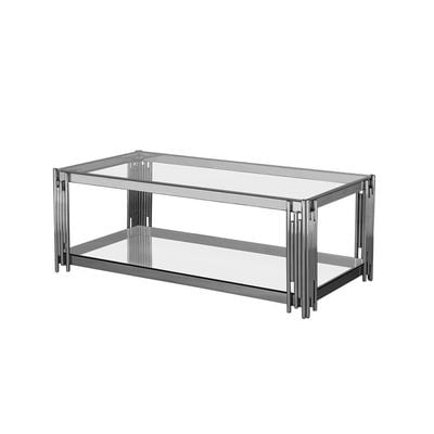 Naill Coffee Table - Stainless Steel