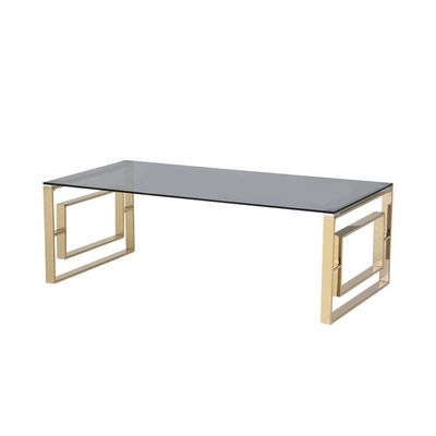 Seth Coffee Table - Golden Chrome