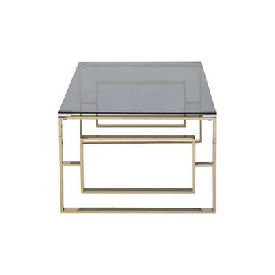 Seth Coffee Table - Golden Chrome