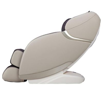 Cimarro Leatherette Massage Chair - Beige / Brown