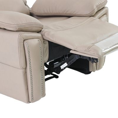 Lucy Leather Recliner 1s - Beige