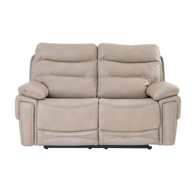 Lucy Leather Recliner 2s - Beige