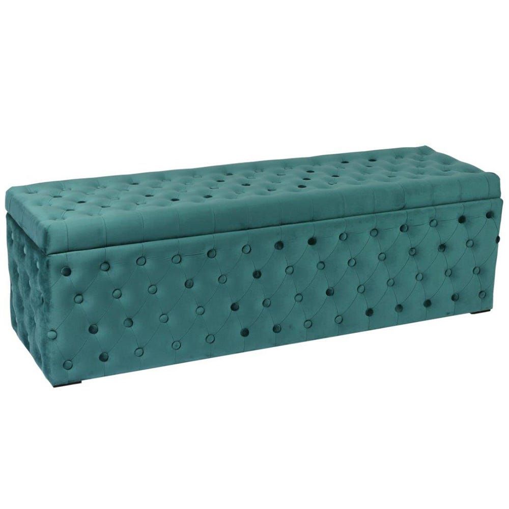 Storage on sale bench velvet