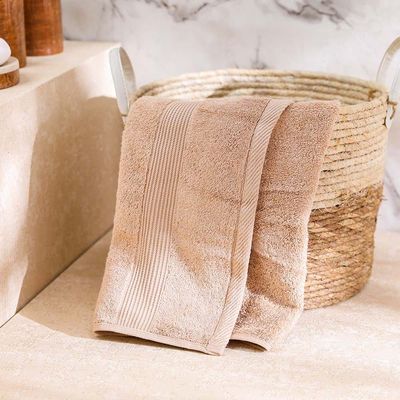 Cassian Cotton Bamboo Hand Towel - Beige