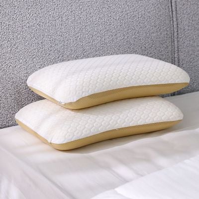 RELAX - Set of Two Memory Foam Pillow - 55x35x12cm