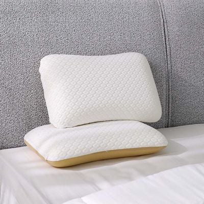 Relax - Set Of Two Memory Foam Pillow - 55X35X12Cm