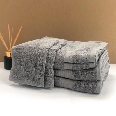 ANTI MICROBIAL TOWEL 6 PC SET - GREY