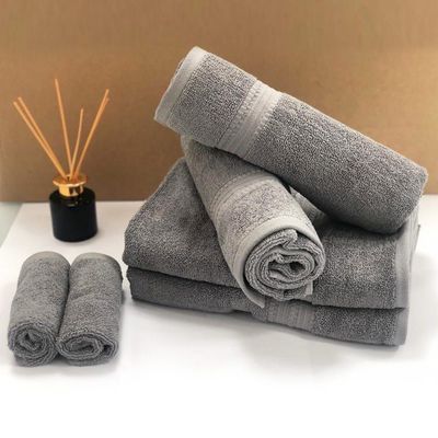 ANTI MICROBIAL TOWEL 6 PC SET - GREY