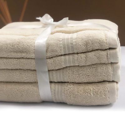 Anti Microbial Towel 6 Pc Set - Cream