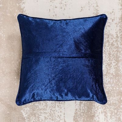 Fantasy Emb Creeper Cushion 45X45cm Navy - HOL-E-3007