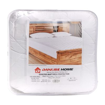 Quilted Mattress Protector Super King: 200X200+30cm