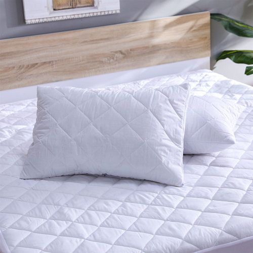 Set Of 2 Quilted Pillow Protector Pillow