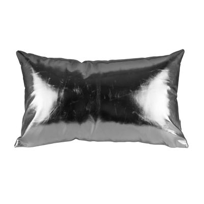 Alaina Pu Leather Cushion 30x50cm Silver DHSF/001A