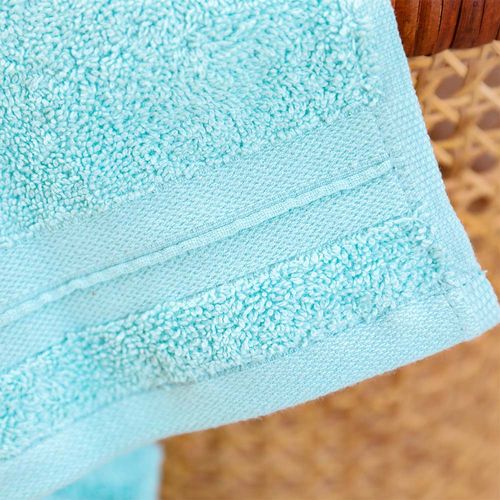 Flossy Wash Towel - 33x33cm Aqua