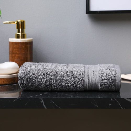 Flossy Hand Towel - 41x76cm Dark grey