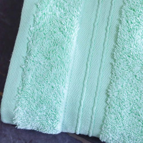 Flossy Hand Towel - 41x76cm Light Green