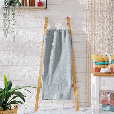 Flossy Bath Towel - 76x142cm Light Green