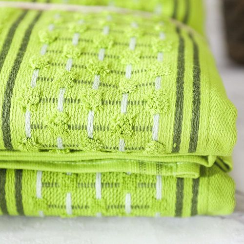 Olwen Jacquard Set of 2 Towel 70x130 cm Green