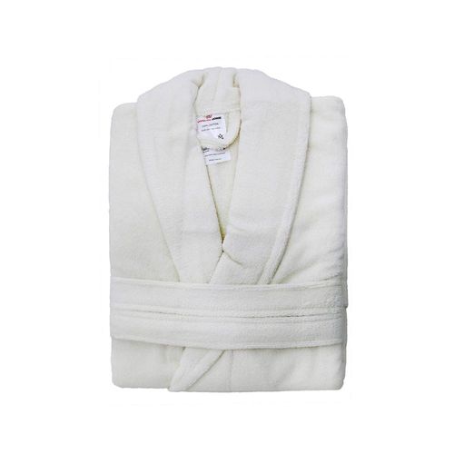 Shawl Collar X Large Bathrobe Off White