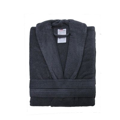 Shawl Collar Large Bathrobe Grey