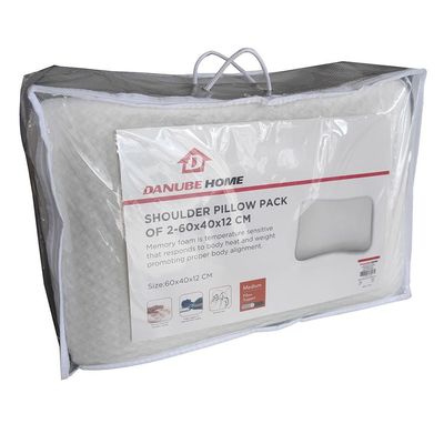 Shoulder Pillow Pack Of 2-60X40X12 cm