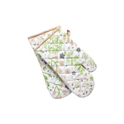 Blooms Set of 2 Single Oven Glove - 18x33cm