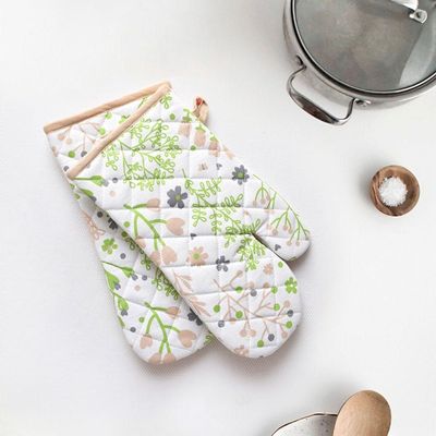 Blooms Set of 2 Single Oven Glove - 18x33cm