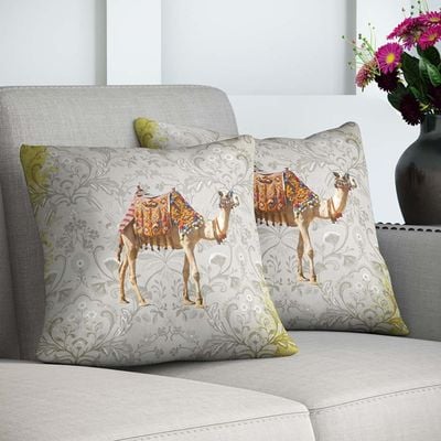 Dreamz Cushion 43X43cm MULTI CAMEL Filled CUSHION