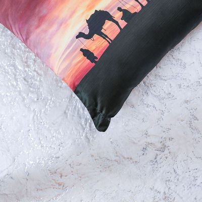 Dreamz Cushion 65X65cm MULTI DESSERT SAFARI Filled CUSHION