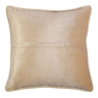 Fantasy Embroidered Filled Cushion 45X 45 cms -Ivory-407