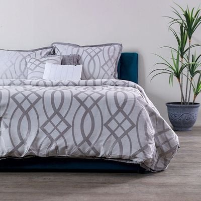 Arianna-Alaina Super King S/7 Jac Comforter Set Taupe