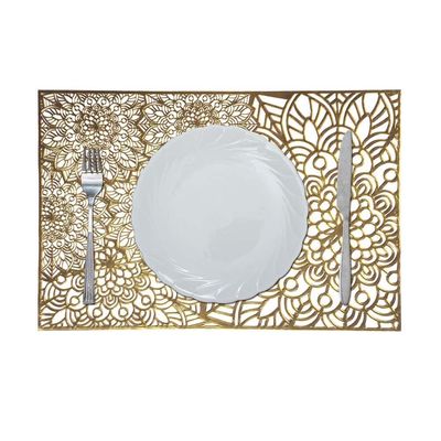 Glamour Laser Cutting Placemat Gold PFM-LC-81947-Gold