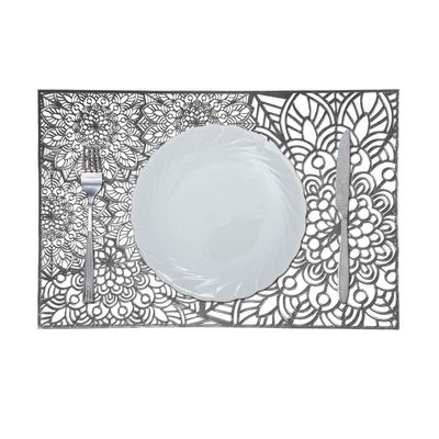 Glamour Laser Cutting Placemat Silver PFM-LC-81947-Silver