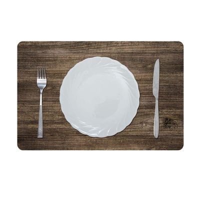 Glamour Forsted Pet Printed Placemat Brown CC-F-30028B