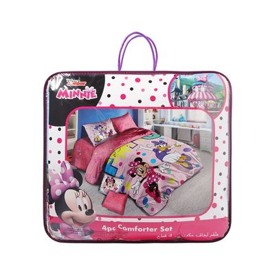 Disney Minnie 4Pcs Comforter Set