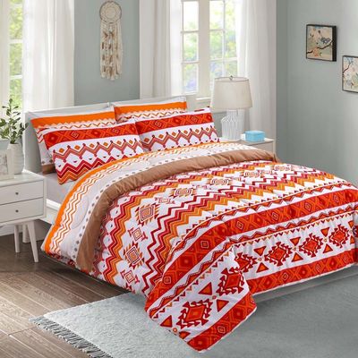 Dazling Dusk -7 PCS Reversible King Comforter Set