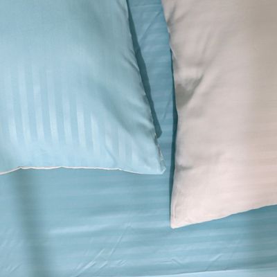 Urbane 4Pc Reversible Comforter Set - King - Aqua/Stone