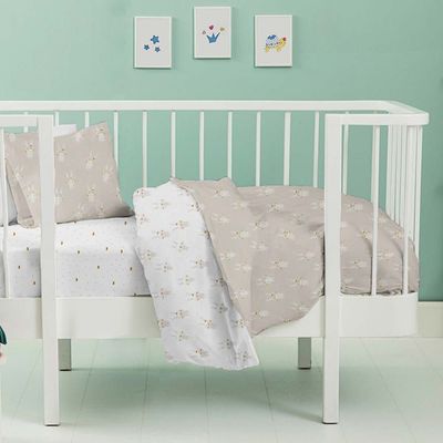 Bunny Nursery Comforter 3pc set Grey