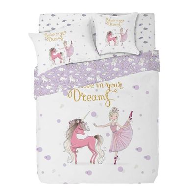 Fairy Tale Kids Comforter 4pc set Multi Color