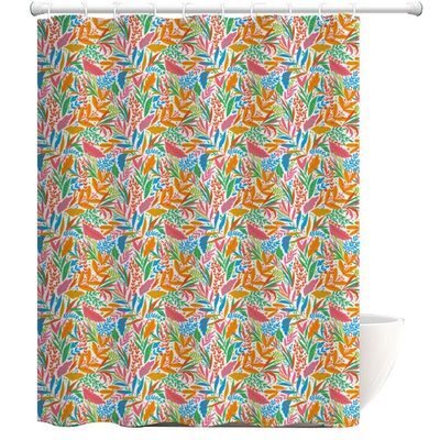 Happy Place Shower Curtain 1pc 180x180 Cm SDC 2476 Multi Color