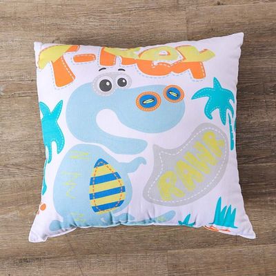 T-Rex Filled Cushion 1pc 45x45 Cm SDC 2471 Multi Color