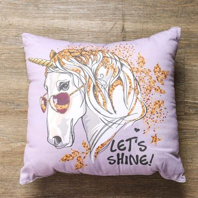 Lets Shine Filled Cushion 1pc 45x45Cm SDC 2468 Multi Color