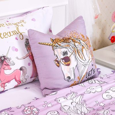 Lets Shine Filled Cushion 1pc 45x45Cm SDC 2468 Multi Color