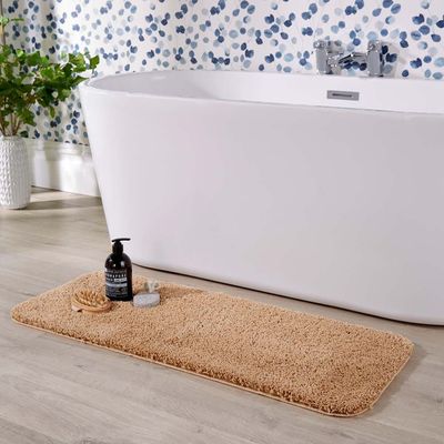 Panache Bathmat Mocha 40X100Cm Small Runner