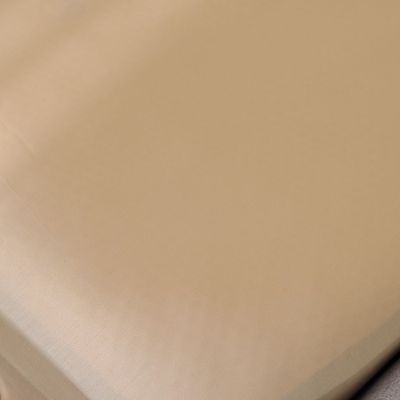 Solace 3-Piece 300 TC Queen Fitted Sheet Set-150x200+30 cm-Beige