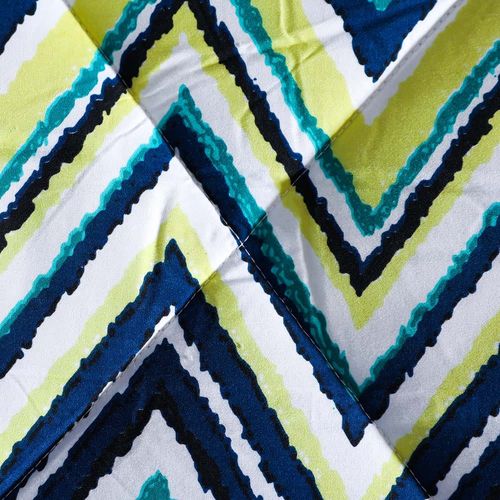 Gloss 3-Piece Single Plush Comforter Set-150x230cm-Multicolor