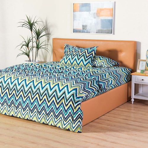 Gloss 4-Piece King Plush Comforter Set-228x254cm-Multicolor