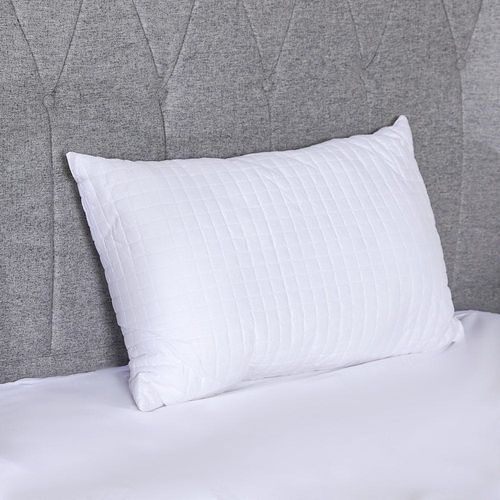 Anti Microbial Digital Quilted Pillow 50x75 Cm White